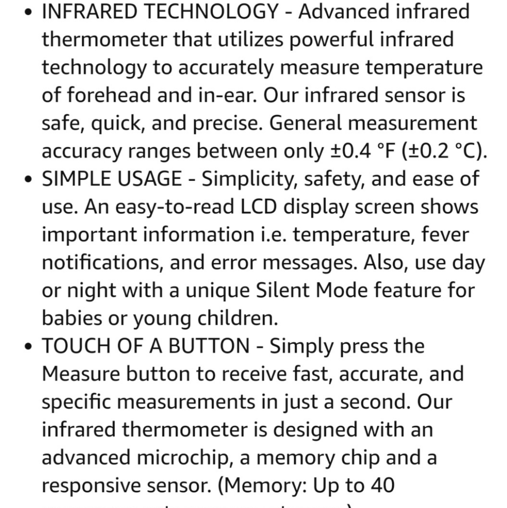 📢SALETODAY18$🏷3in1 Smart infared,Thermometer - Picture 5 of 15